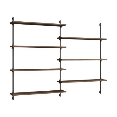 MOEBE Moebe wall shelving ws.115.2 Smoked oak-black