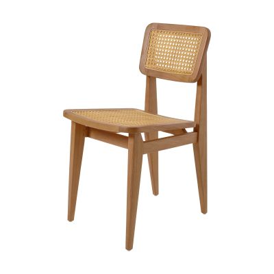 GUBI C-chair Outdoor tuoli All french cane-natural teak