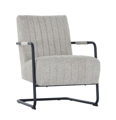 Veke Bonest nojatuoli hiekka Brego 31, mustat käsinojat