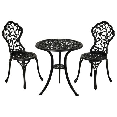 Ei brändiä Ruusu parvekesetti musta