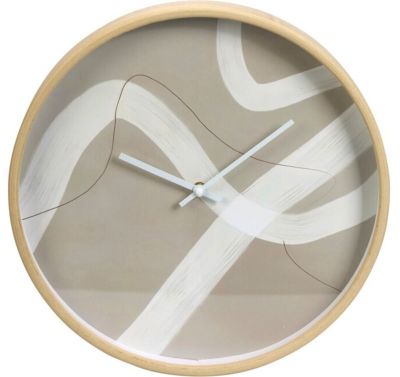 Ei brändiä Vilma seinäkello 38 cm beige/valk