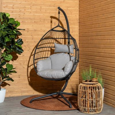 Eureka Lumo riipputuoli ja teline musta/hiekka