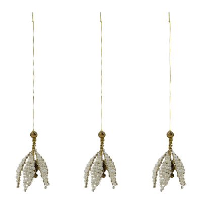 House Doctor - Bell Pääsiäiskoriste 3 kpl Offwhite/Kulta