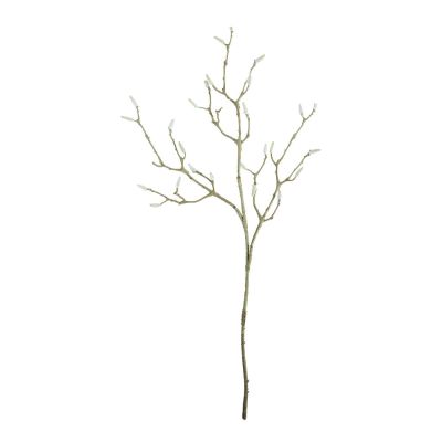 House Doctor - Leaves Tekokukka Pajunoksa 40x95 cm Valkoinen