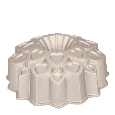 Birkmann - Contoura Leivontavuoka sydän 27 cm Hopea