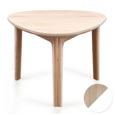 Skovby, Sm207 sohvapöytä valkoöljytty tammi / valkoinen laminaatti