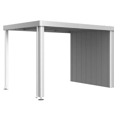 Biohort, sivukatos sopii puutarhavarasto Neo 4A/4B/4C/4D metallic hopea