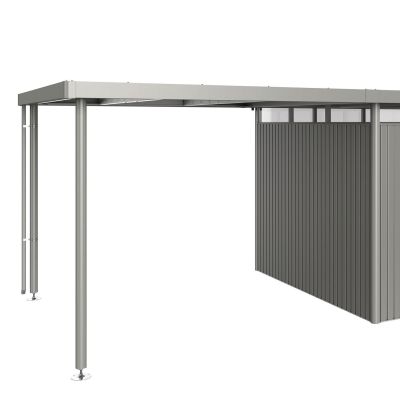 Biohort, Highline sivukatos rädgårdsskjul koko h4 metallic kvarts-harmaa