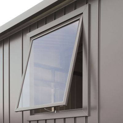 Biohort, Europa fönsterenhet puutarhavarasto metallic kvarts-harmaa