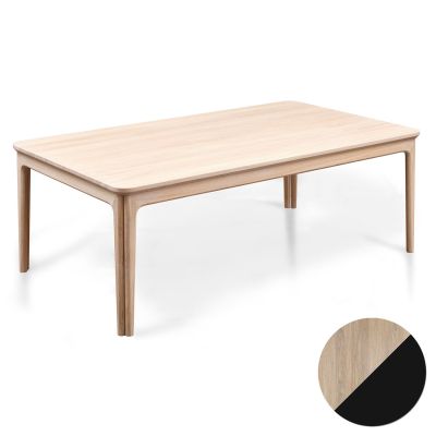 Skovby, Sm205 sohvapöytä tammi valkoöljy/musta nanolaminaatti 135X77X47Cm