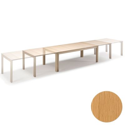 Skovby, Sm24 pöytä massiivipuu luonnonöljytty tammi 200-356(512)x100x73 cm