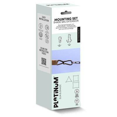 Platinum Sun & Shade, Asennustarvikkeet asennussetti