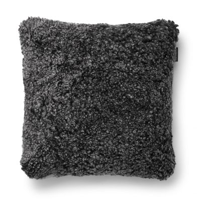 Skinnwille, Cushion Cover Sheepskinn 45x45cm Dark Grey