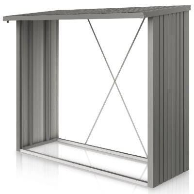 Biohort, Woodstock vedförvaring 230 cm tummanharmaa