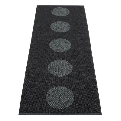 Pappelina, Vera 2.0 matto 70x200 cm Black
