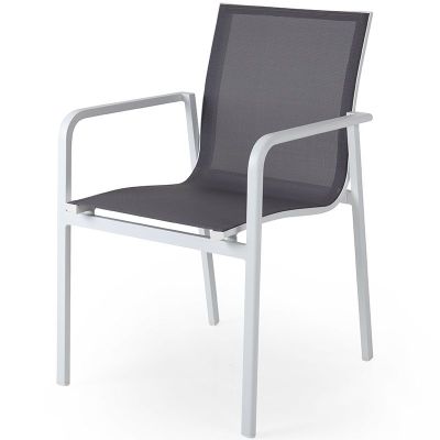 Brafab, Renoso käsinojallinen tuoli valkoinen / harmaa