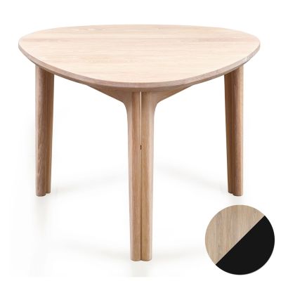 Skovby, Sm207 sohvapöytä tammi valkoöljy/musta nanolaminaatti 65x63x47 cm