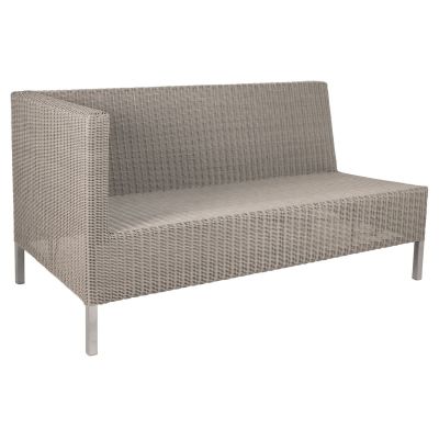 Cane-line, Connect 2-Sits Avslutsdel oikea korkea Taupe Konstrotting