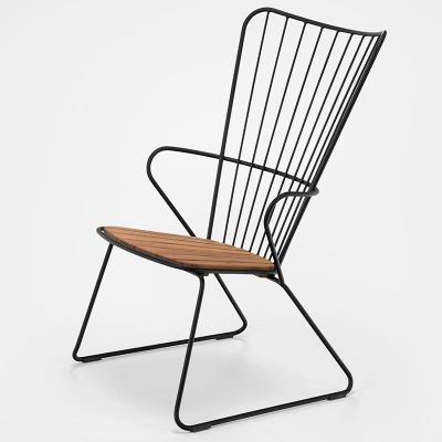 Houe, Paon loungestol musta teräs