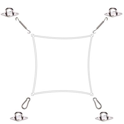 Platinum Sun & Shade, Asennussetti nelikulmaisia aurinkokatoksia varten