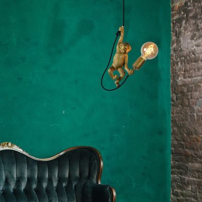 Lucide Chimp riippuvalaisin Ø17,6 cm musta