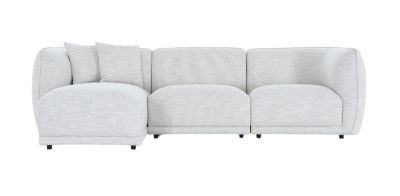 House Nordic Noor divaanisohva vasen luonnonvalkoinen HN1256