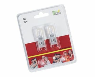Trio led-lamppu G9 2,3W 200lm 2 kpl/pakkaus