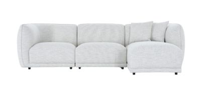 House Nordic Noor divaanisohva oikea luonnonvalkoinen HN1256