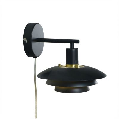 Aneta Lighting Epsilon seinävalaisin musta