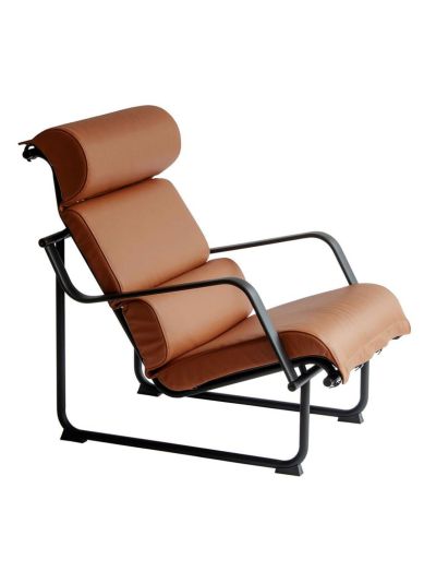 Yrjö Kukkapuro Remmi-nojatuoli prestige-nahka konjakinruskea / musta