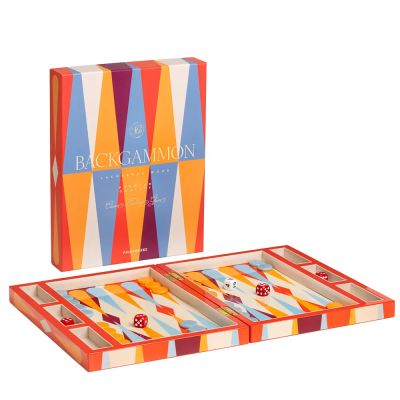 Printworks, Lacquered Backgammon Red