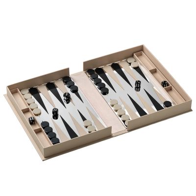 Printworks, Classic - Art Of Backgammon Mirror Beige/Clear