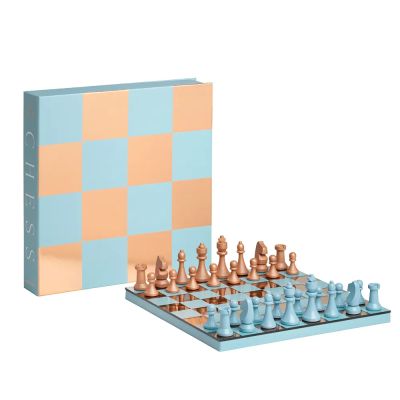 Printworks, Classic - Art Of Chess Mirror Light Blue/Copper