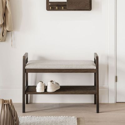 Rowico Home Inverness eteispenkki kenkätelineellä ruskea/beige