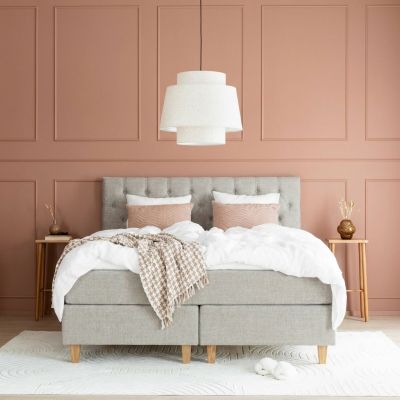 Unia Premium jenkkisänky L 160x200 Hiekka, 900 stylex pp, Tammi kartio 14, kuvau