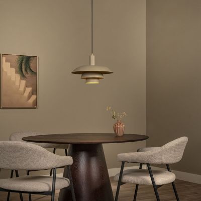 Lucide Bruno riippuvalaisin Ø38 cm taupe