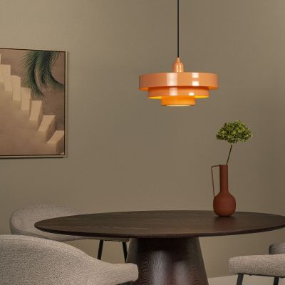 Lucide Runa riippuvalaisin Ø35 cm persikka