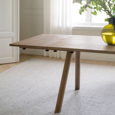 Rowico Home Clapperton ruokapöydän jatkopala 45x95 cm hiekka tammi