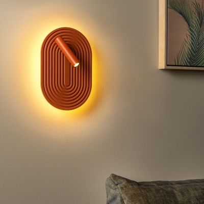 Lucide Carmino seinävalaisin terrakotta