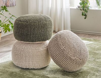 Veke Wool pyöreä rahi Ø50 cm vihreä