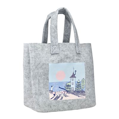 Muurla - Muumi Kangaskassi 25x25 cm Harmaa