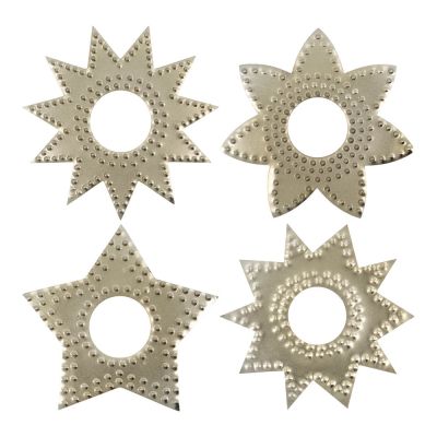 House Doctor - Ring Kynttilärengas 4 kpl Samppanja/Hopea