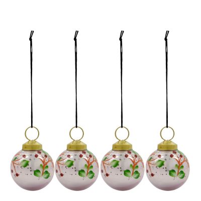 House Doctor - Antico Joulukoriste 4 kpl Vaaleanpunainen