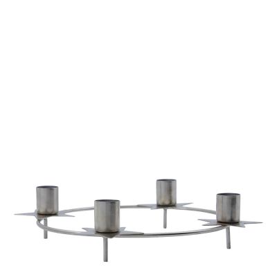 House Doctor - Stage Kynttilänjalka 24 cm Hopea