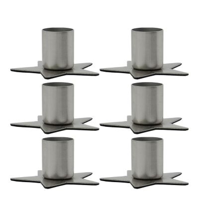 House Doctor - Stage Kynttilänjalka 6 kpl Hopea