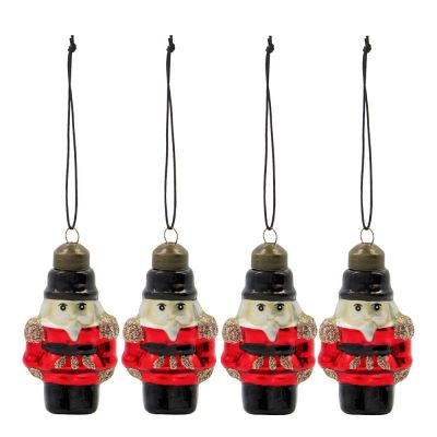 House Doctor - Tino Joulukoriste 4 kpl Punainen