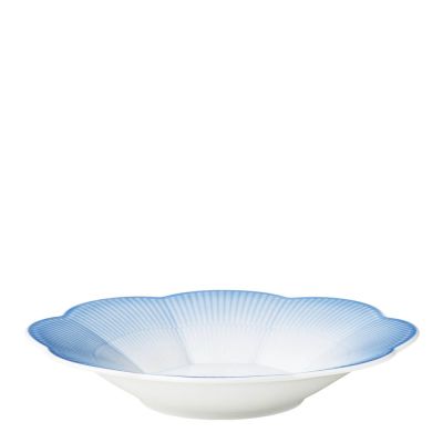 Royal Copenhagen - Iris Syvä lautanen kukkamuoto 25 cm Sininen