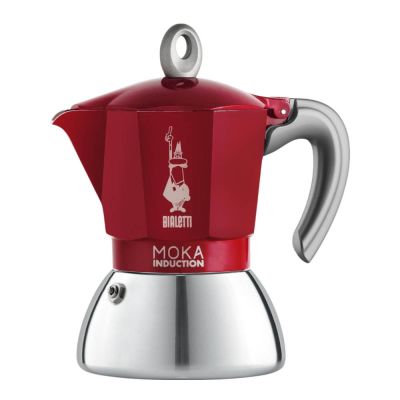 Bialetti - Moka Mokkapannu induktio 4 kuppia Punainen