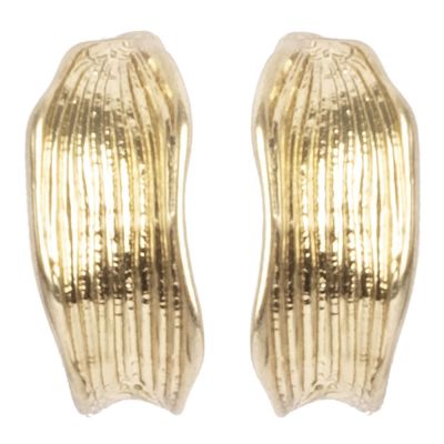 A&C Oslo AS - Vintage Leaves Korvakorut 14 mm Kulta