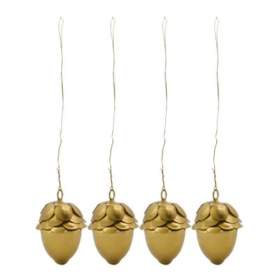 House Doctor - Acorn Joulukoriste 4 kpl Kulta